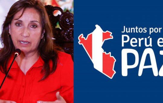 Gobierno de Dina Boluarte usa nuevo logo y frase, “Juntos por un Perú en Paz”