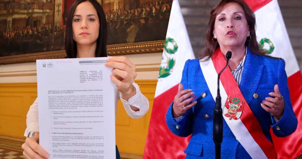 Sigrid Bazán presenta denuncia contra Boluarte y usuarios la cuestionan, ¿Y la denuncia contra Castillo?