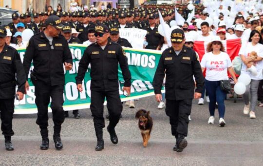 Policía invita a la ciudadanía a participar en la “marcha por la paz” para el 3 de enero