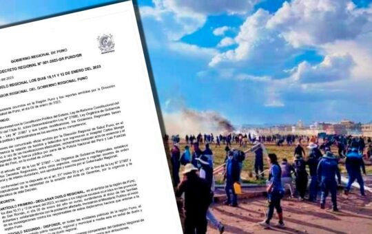 Gobierno Regional de Puno declara tres días de duelo por muertes en violentas protestas en Juliaca