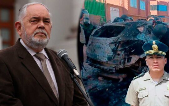 Jorge Montoya propone declarar a José Luis Soncco como “mártir de la PNP y la defensa de la democracia”