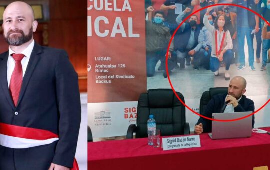 Eduardo García, fue asesor de la Comisión de Trabajo que preside Sigrid Bazán