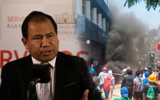 Edgar Tello sobre protestas: “Lo que vemos son actos vandálicos y se debe identificar a los autores”