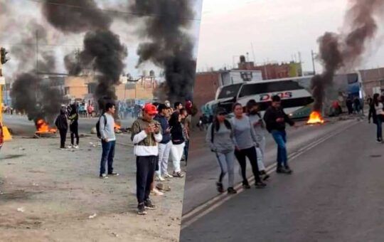 La Libertad: Mueren mujer y bebé por culpa de los bloqueos en la Panamericana Norte