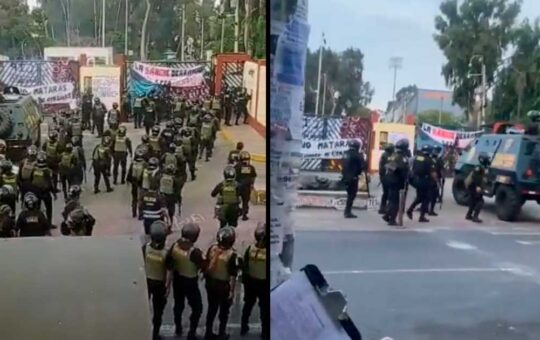 Policía ingresa a San Marcos para expulsar a manifestantes que se apoderaron del campus