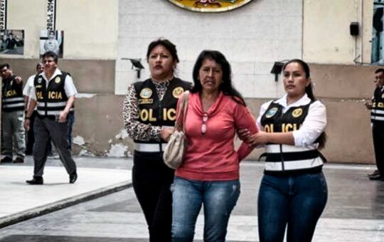 Poder Judicial ratifica detención preliminar por 15 días para la ‘Camarada Cusi’