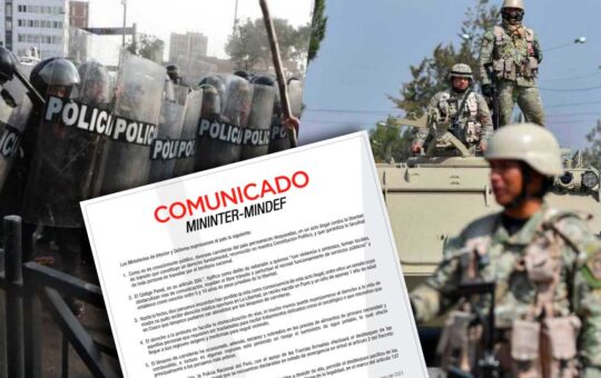 PNP y FF.AA. anuncian operativo para desbloquear vías tomadas por manifestantes