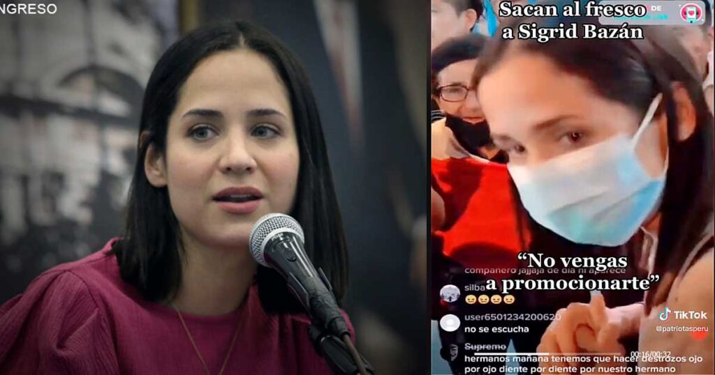 Sigrid Bazán es expulsada de velorio por querer hacer política con cadáver de manifestante