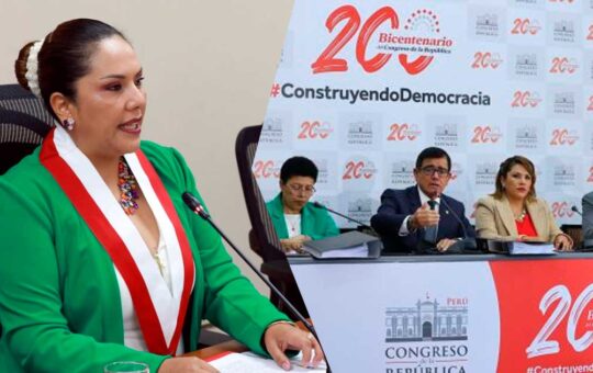 Digna Calle renuncia como segunda vicepresidenta del Congreso tras rechazo a adelanto de elecciones