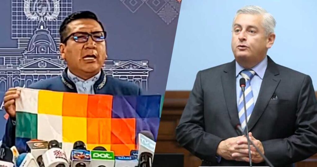 Diputado de Bolivia responde a Lizarzaburu por decir que la Wiphala, es un mantel de chifa | VIDEO