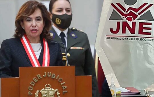 Jueza suprema Elvia Barrios fue suspendida por 60 días al ocultar contrato de su exesposo con el JNE