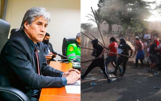 Alfredo Azurin: “Es lamentable, pero estas marchas no son pacíficas”