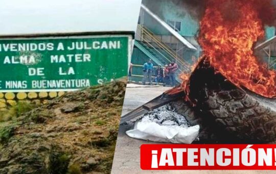 Buenaventura suspende operaciones de mina Julcani tras actos vandálicos