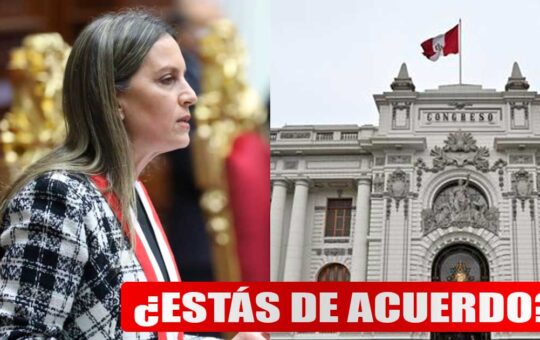 María del Carmen Alva presenta proyecto de ley que permite la vacancia de congresistas