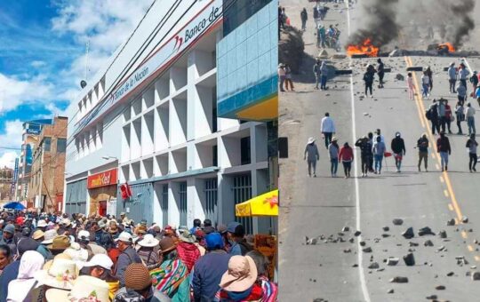 Juliaca: Banco de la Nación no pagará bonos ni programas sociales por desabastecimiento de dinero