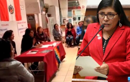 Margot Palacios viajó a Europa sin licencia y distorsiona la realidad del Perú en el extranjero | VIDEO
