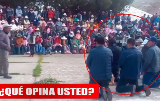 Puno: Alcalde fue obligado a pedir perdón de rodillas por supuestamente reunirse con la PCM en Lima