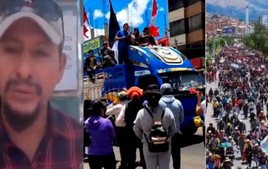 Manifestantes que llegaron a Lima para protestar denuncian que les dieron alimento malogrado