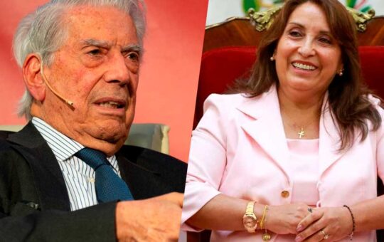 Mario Vargas Llosa felicitó a Dina Boluarte por ejercer el cargo de manera “muy valiosa”