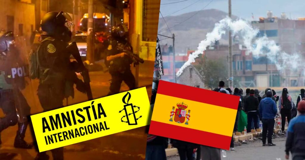 España dejará de venderle al Perú material antidisturbios por pedido de “Amnistía Internacional”