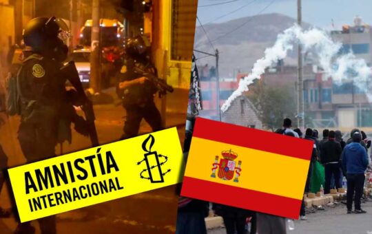 España dejará de venderle al Perú material antidisturbios por pedido de “Amnistía Internacional”