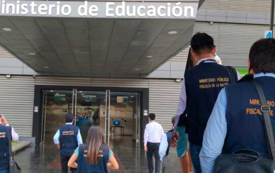 Fiscalía realiza diligencia en el Minedu por gastos de más de S/700 millones en consultorías