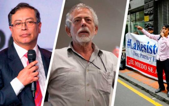 Gustavo Petro se solidariza con Gorriti tras protesta en su domicilio por “La Resistencia”