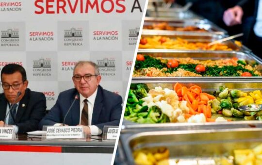 Congreso cancela el servicio de buffet de S/80 y congresistas pagarán su almuerzo