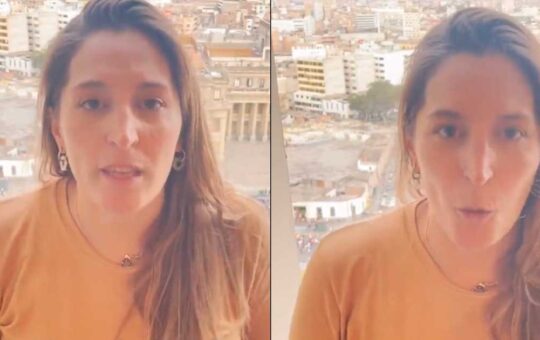 Socialista extranjera se hospeda en el Sheraton para incitar a la rebelión contra Dina Boluarte | VIDEO