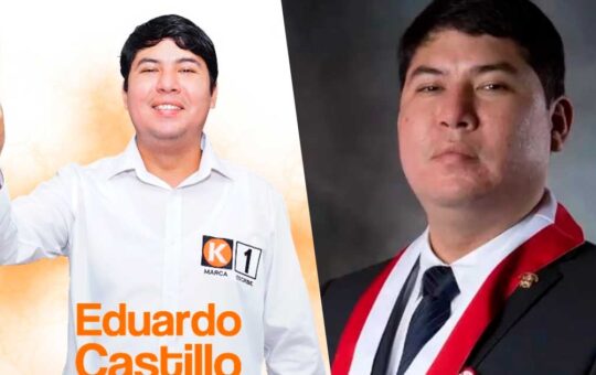 Congresista Eduardo Castillo es denunciado por agredir psicológicamente a su esposa