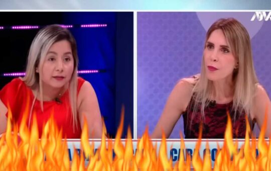 Congresista Tania Ramírez y Juliana Oxenford protagonizaron fuerte pelea durante entrevista