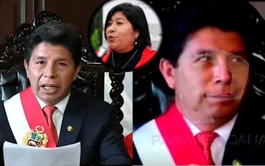 Revelan video cómo Pedro Castillo disfrutaba dar golpe de Estado junto a Betssy Chávez