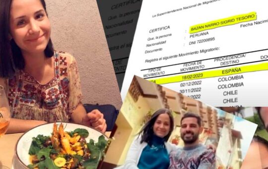 Izquierdista Sigrid Bazán viajó a Europa en medio de la crisis social y política