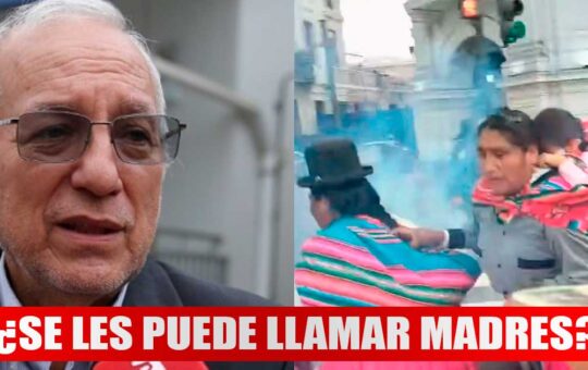 Ministro de Educación a mujeres por llevar niños a protestas: “Ni los animales exponen a sus hijos” | VIDEO