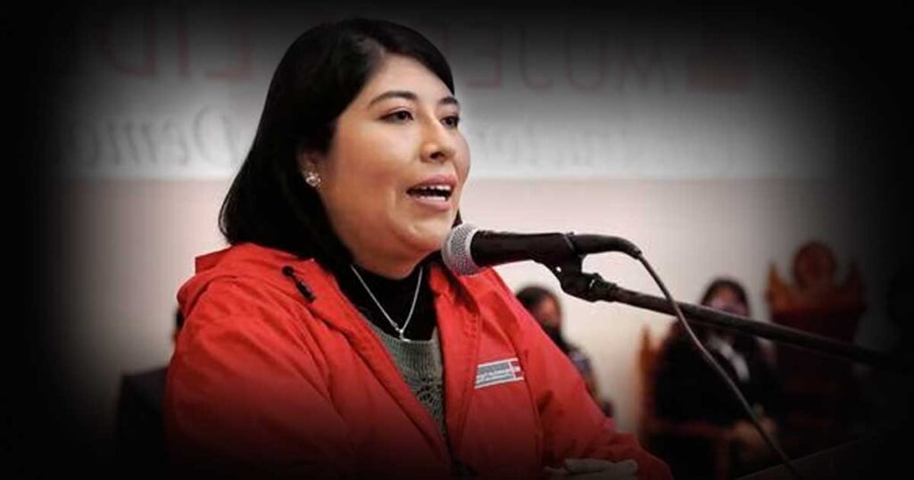 Betssy Chávez suspendió su servicio de seguridad y protección personal