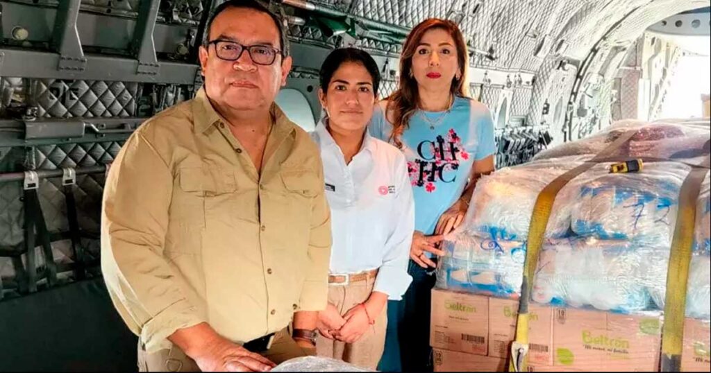 Áncash: Premier Alberto Otárola llegó a la región con 6 toneladas de apoyo alimentario