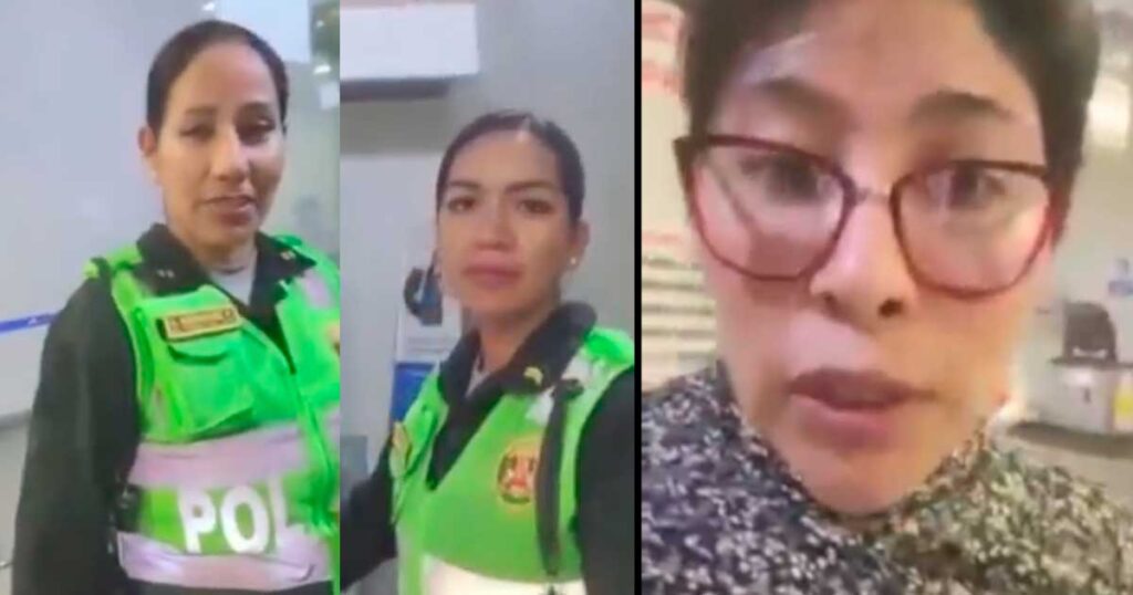Betsy Chávez denunció desde el Aeropuerto de Tacna, que policías le impidieron abordar el avión | VIDEO