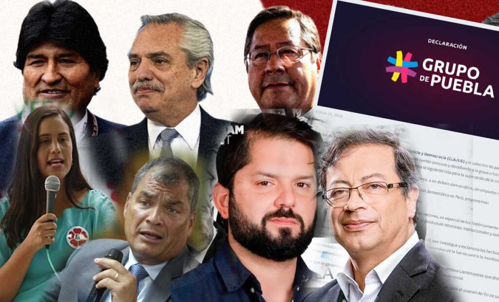Grupo de Puebla pide al Perú organizar un referéndum para convocar una Asamblea Constituyente