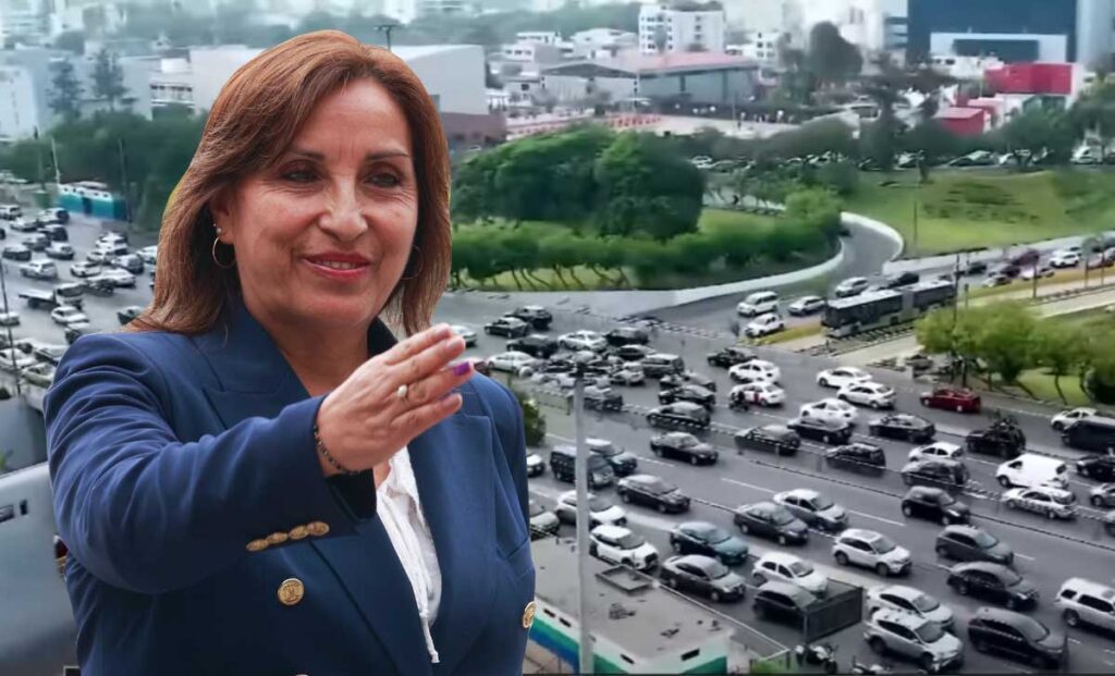 Boluarte genera indignación por cerrar vía exclusiva todos los días para ir de su casa a Palacio | VIDEO