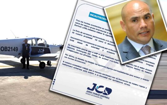 Escuela de Aviación Civil Jorge Chávez informa que las avionetas incautadas no pertenecen a Joaquín Ramírez