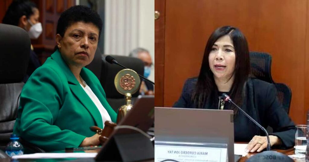 Martha Moyano dice que María Cordero Jon Tay no debería llamarse fujimorista