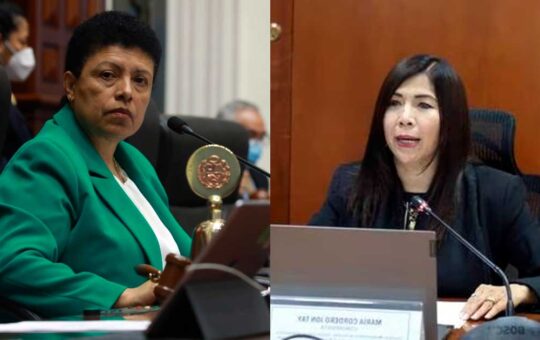 Martha Moyano dice que María Cordero Jon Tay no debería llamarse fujimorista