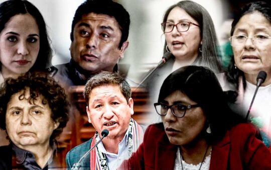 Bazán, Bermejo, Paredes, Bellido, entre otros que votaron en contra del curso de Educación Cívica