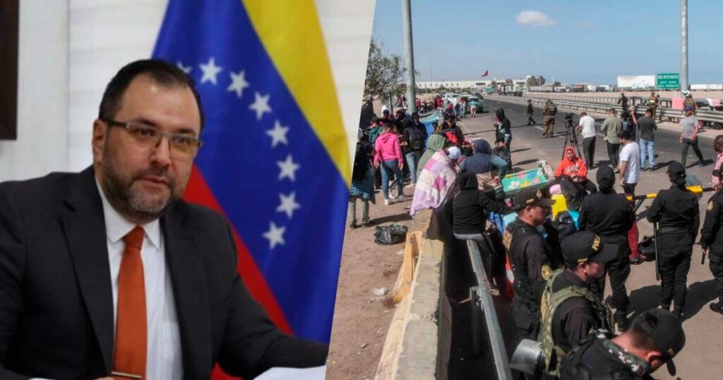 Canciller de Venezuela, Yván Gil pide garantía de DDHH para migrantes venezolanos varados entre Perú y Chile