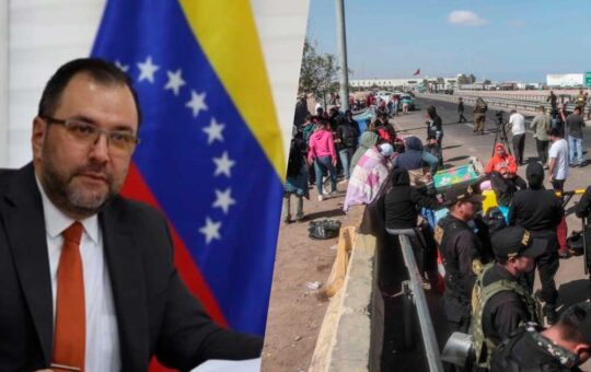Canciller de Venezuela, Yván Gil pide garantía de DDHH para migrantes venezolanos varados entre Perú y Chile