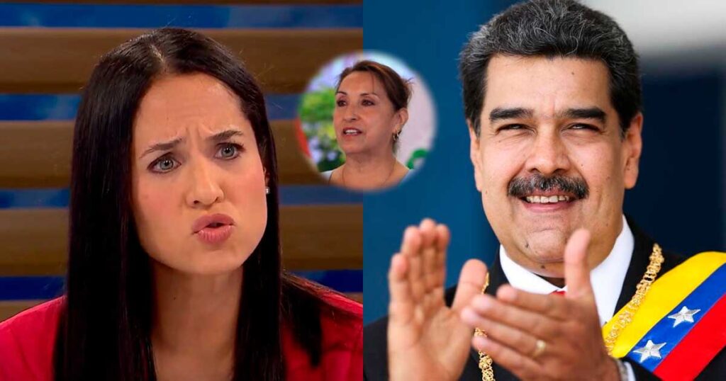 Sigrid Bazán llama dictadura gobierno de Dina Boluarte y democrática al de Nicolás Maduro