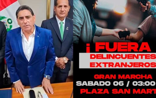 Carlos Álvarez convoca marcha para expulsar delincuentes extranjeros del Perú | VIDEO