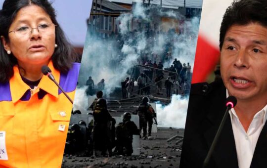 Isabel Cortez: “Pedro Castillo es el culpable de las violentas protestas tras el Golpe de Estado”