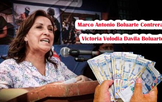 Sobrinos de Dina Boluarte registran órdenes de servicio con el Estado por 63 mil soles en este año