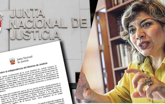 JNJ pierde objetividad y emite comunicado en defensa de Zoraida Ávalos